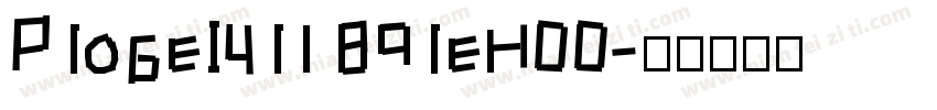PTogeI4T1 89TeH00字体转换